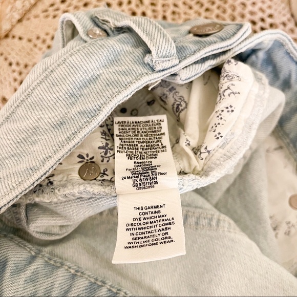 NWT Free People Going Rogue Denim Mini Skirt - Picture 9 of 12